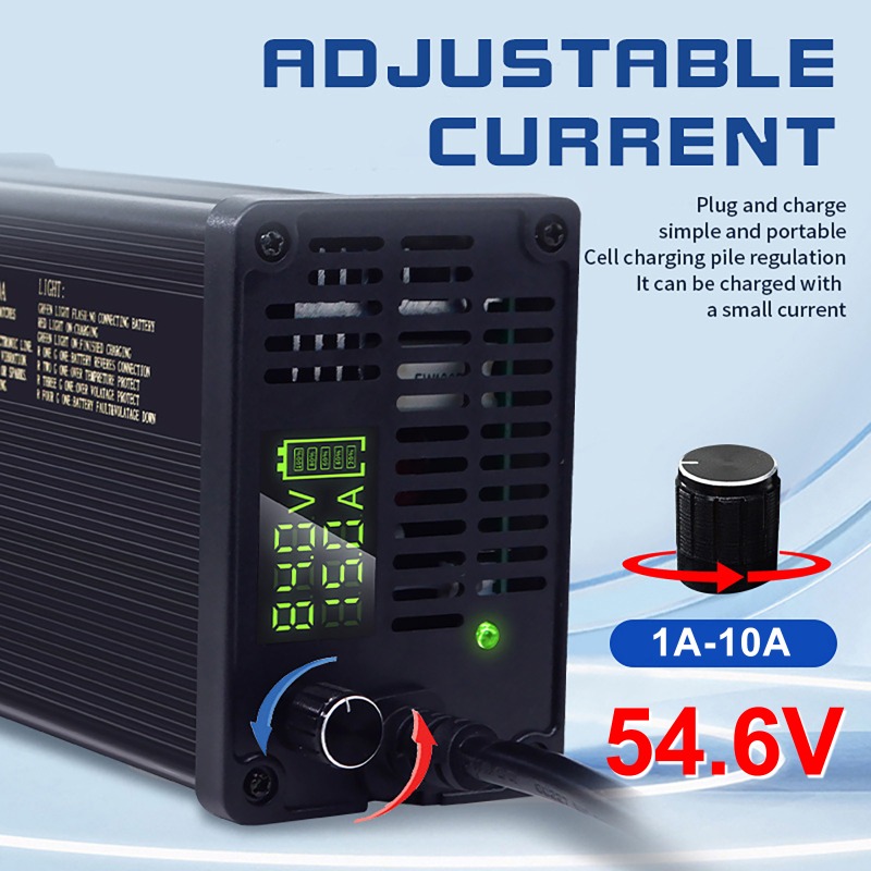48V Aluminum Shell Adjustable  - đánh giá và giá 84V 20A Smart Charger