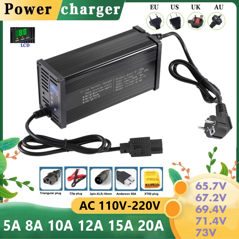 60V 5A 8A 10A 12A 15A 20A Smar - đánh giá và giá 84V 20A Smart Charger