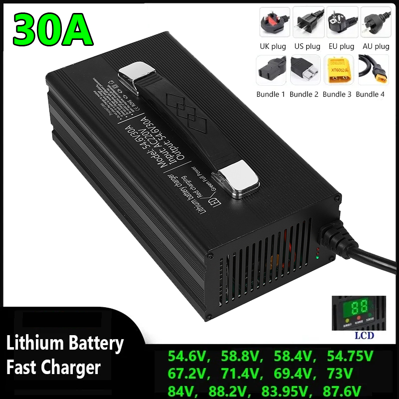 48V 60V 72V 30A Intelligence L - đánh giá và giá 84V 20A Smart Charger