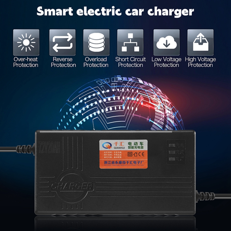 T82C Hot Sale-72V 20AH Motorcy - đánh giá và giá 84V 20A Smart Charger